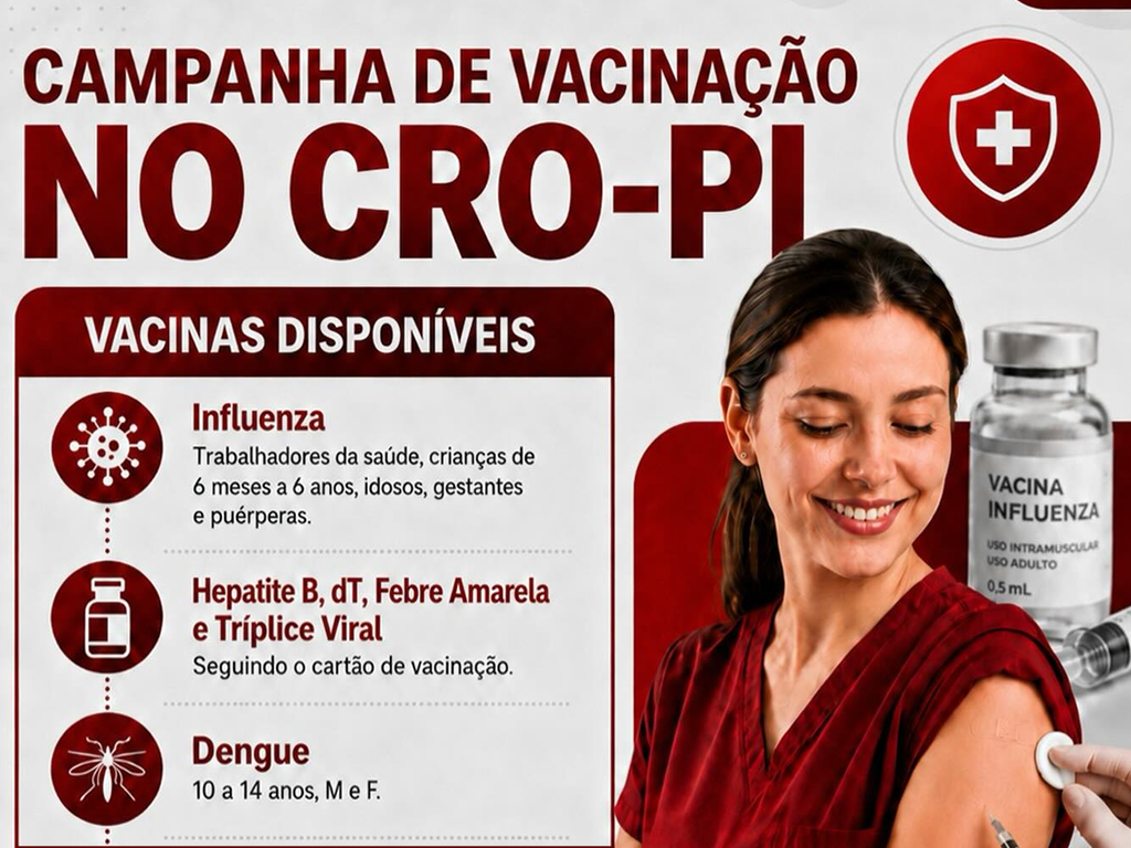 Campanha de Vacinação no CRO-PI