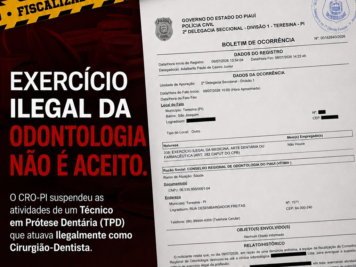 Exercício Ilegal da Odontologia não é aceito